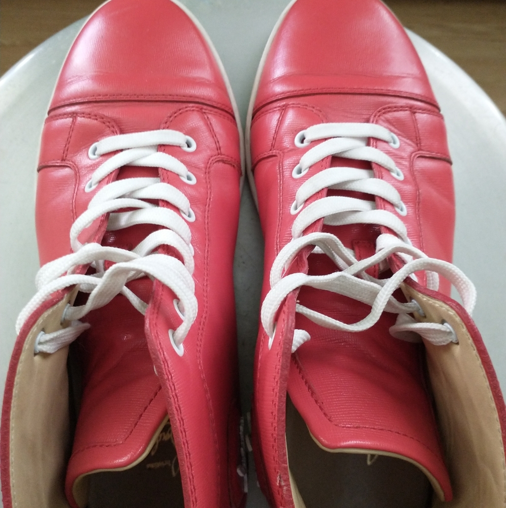 Authentic Christian Louboutin Flat Calf Sneakers - Picture 3 of 9